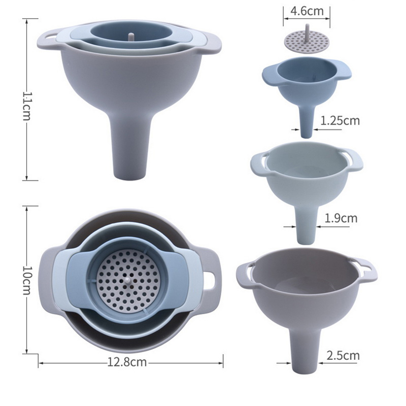Plastic Funnel Pots Pans Bowls - Kitchen Gadgets For Small Kitchens ulasan dan harga