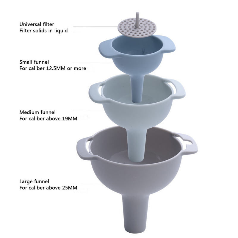 Plastic Funnel Pots Pans Bowls - Kitchen Gadgets For Small Kitchens ulasan dan harga