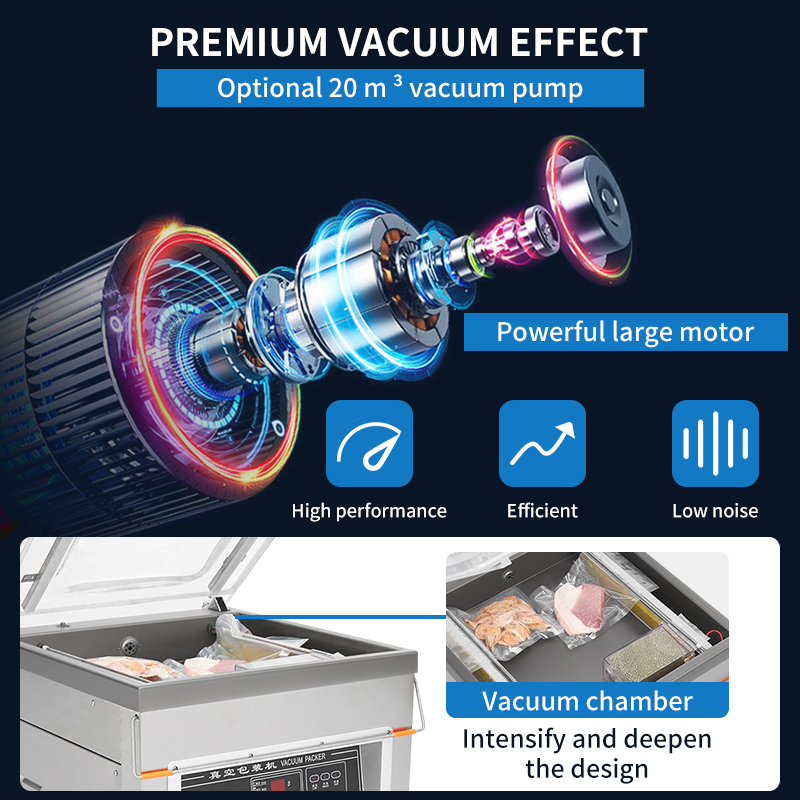 DZ-500  Vertical Single Chambe - Food Vacuum Sealer ulasan dan harga