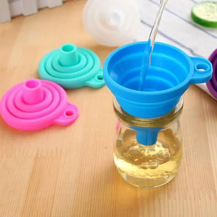 1/4PCS Silicone Collapsible Fu - Kitchen Gadgets For Small Kitchens ulasan dan harga